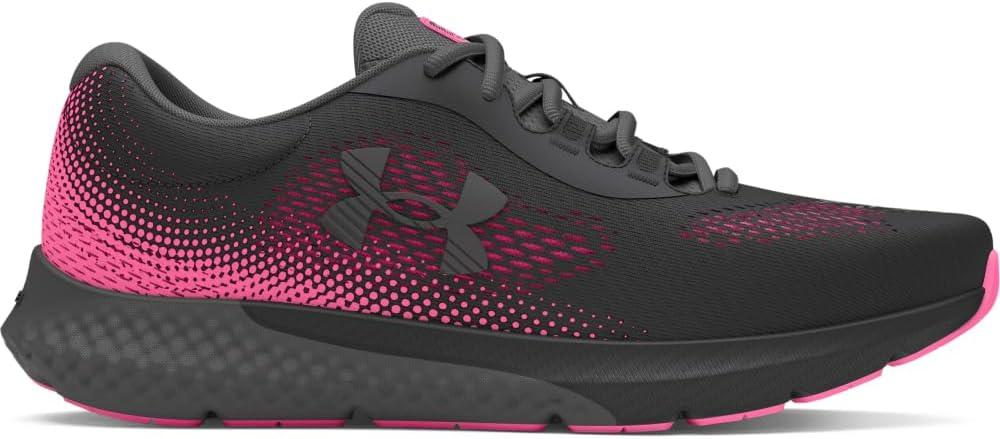 imageUnder Armour Womens Charged Rogue 4 Sneaker101 AnthraciteFluo PinkCastlerock