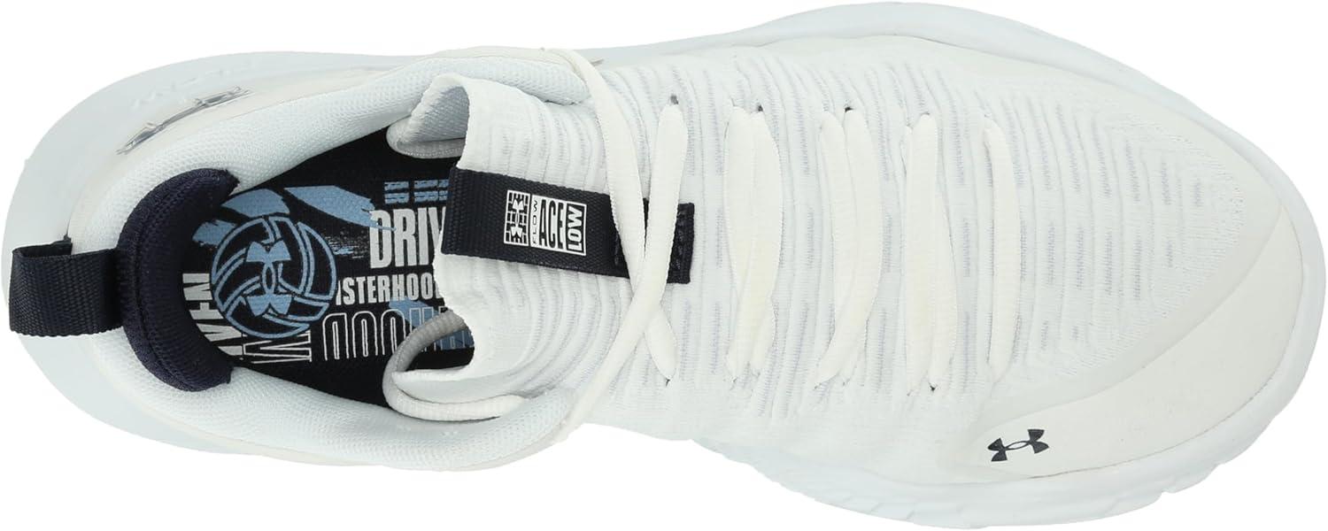 imageUnder Armour Womens Flow Ace Low Volleyball ShoeWhitemidnight Navy