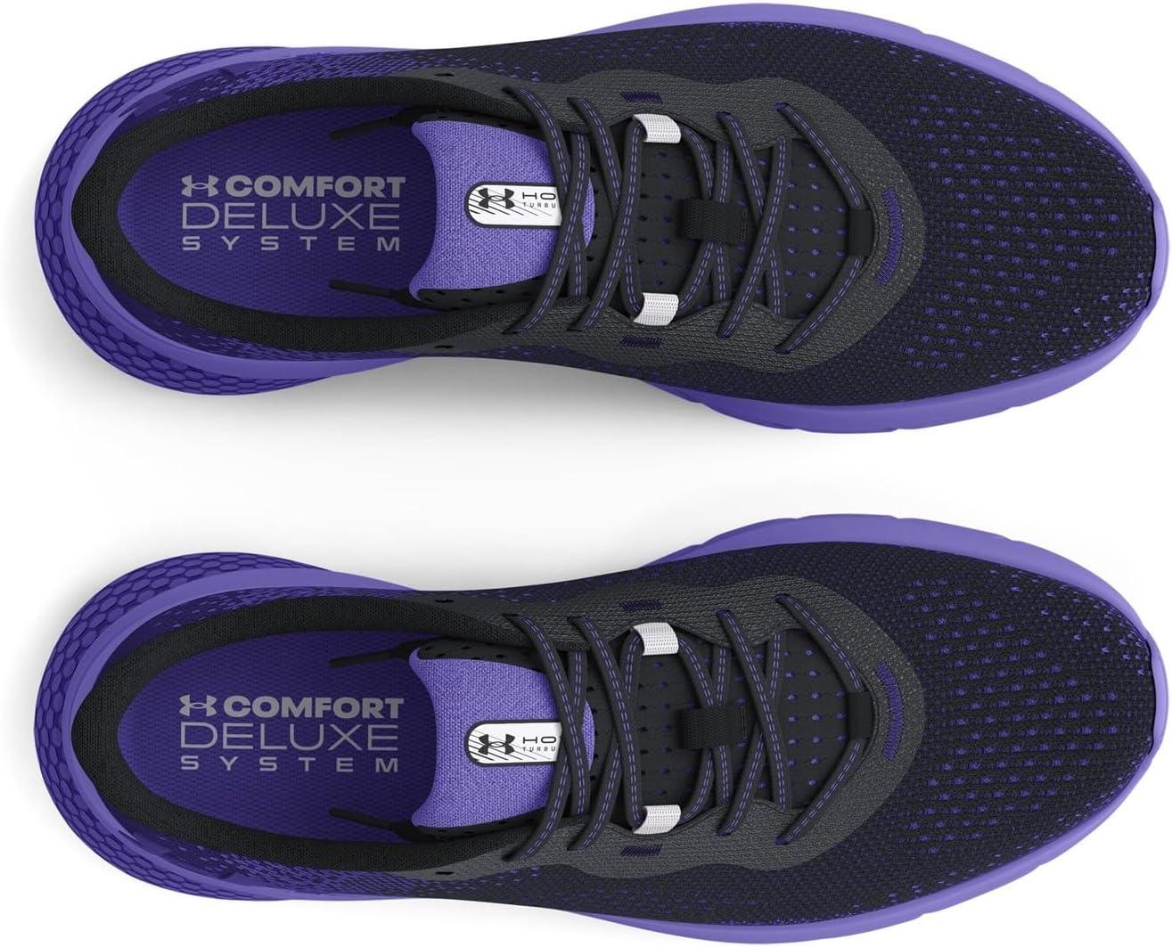 imageUnder Armour Womens HOVR Turbulence 2 Sneaker002 BlackViolet StormElectric Purple