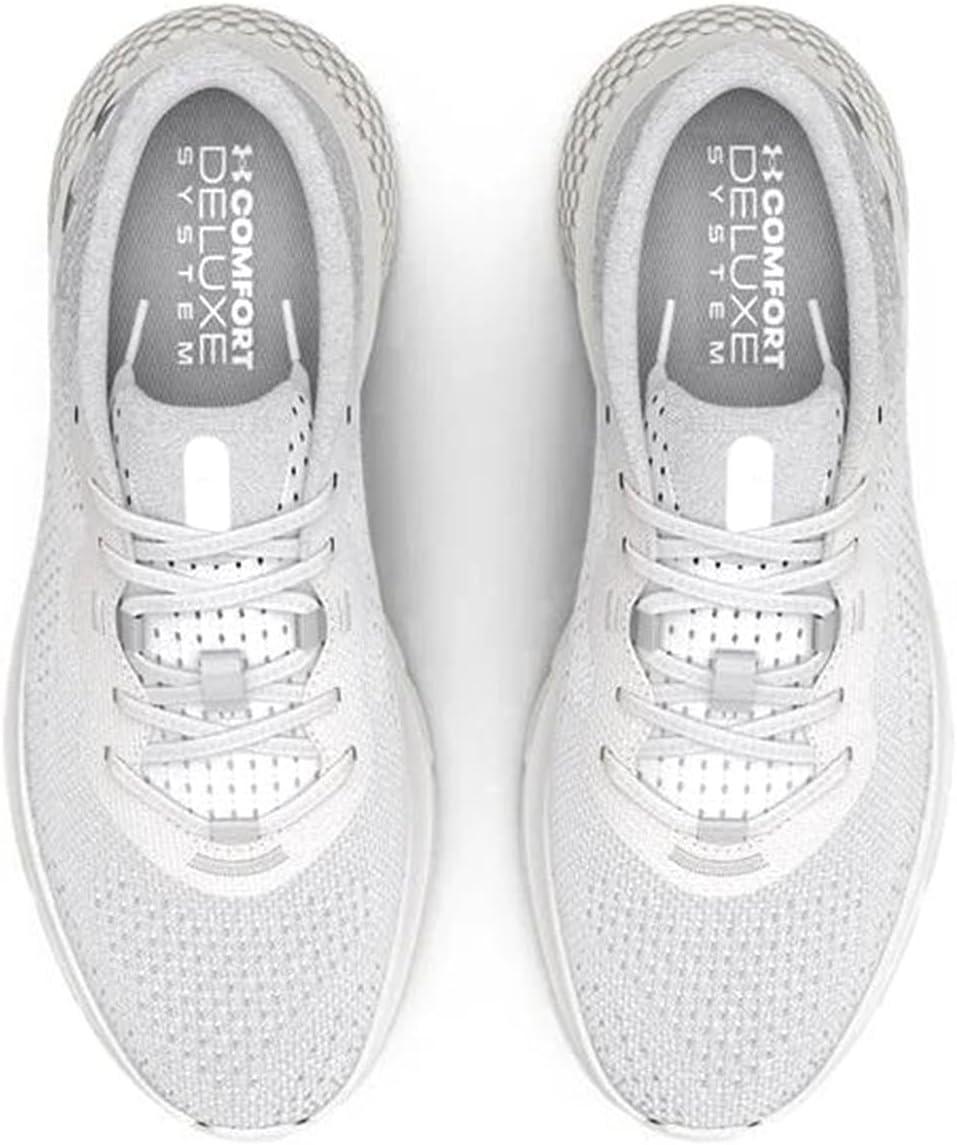 imageUnder Armour Womens HOVR Turbulence 2 Sneaker101 WhiteWhiteMetallic Silver