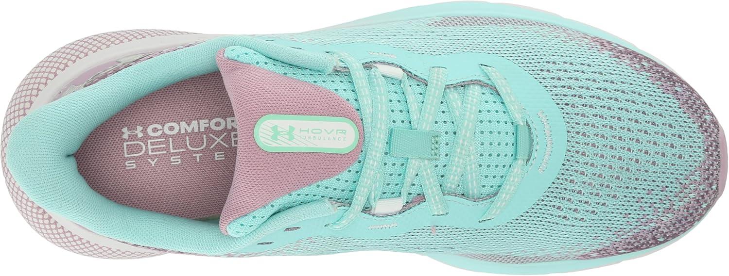 imageUnder Armour Womens HOVR Turbulence 2 Sneaker300 Neo TurquoiseFresh OrchidWhite