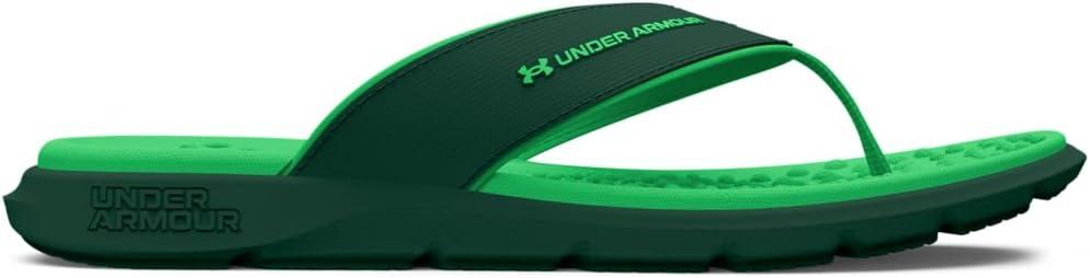 imageUnder Armour Womens Ignite Pro Marbella Flip Flop Slide Sandal301 GreenwoodGreen ScreenGreen Screen