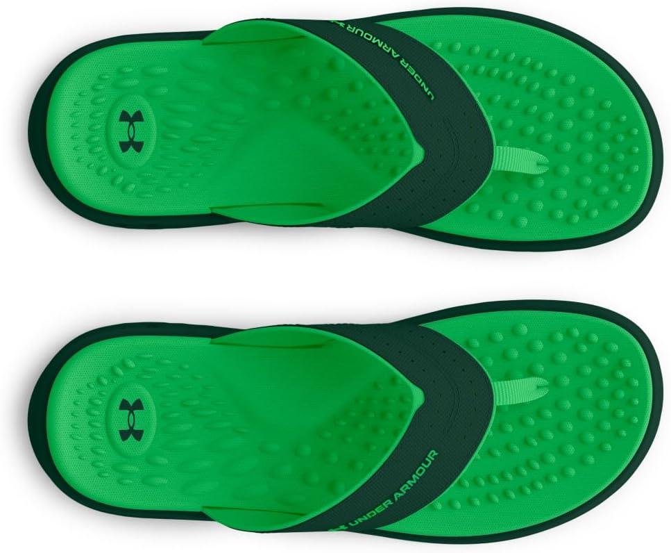 imageUnder Armour Womens Ignite Pro Marbella Flip Flop Slide Sandal301 GreenwoodGreen ScreenGreen Screen
