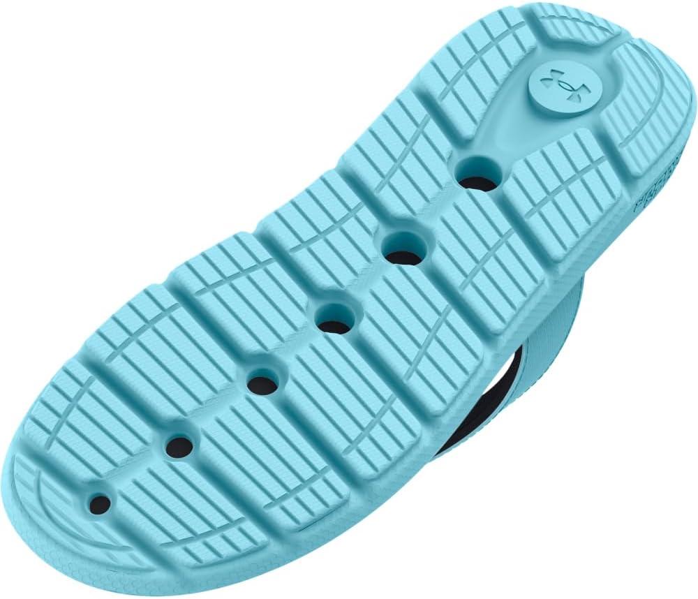 imageUnder Armour Womens Ignite Pro Marbella Flip Flop Slide Sandal400 Sky BlueSky BlueBlack