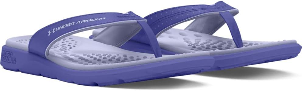 imageUnder Armour Womens Ignite Pro Marbella Flip Flop Slide Sandal501 StarlightStarlightCeleste