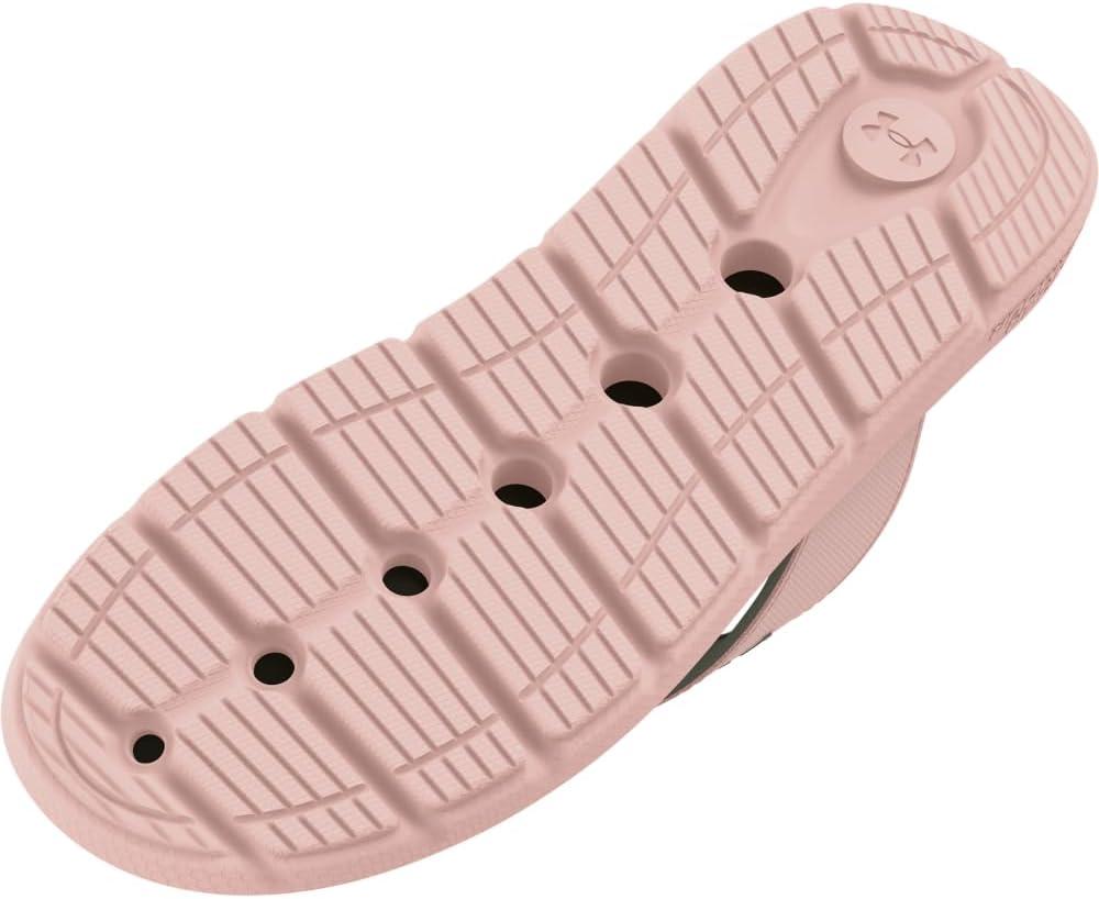 imageUnder Armour Womens Ignite Pro Marbella Flip Flop Slide Sandal601 Orange DreamGrove GreenGrove Green