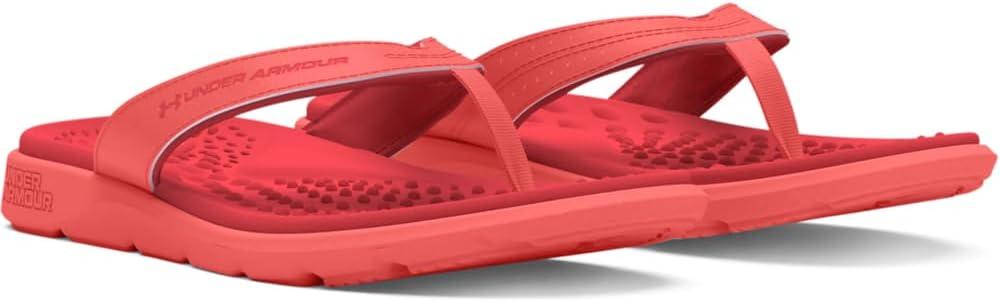 imageUnder Armour Womens Ignite Pro Marbella Flip Flop Slide Sandal602 CohoCohoRed Solstice