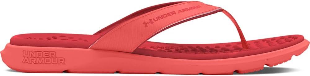 imageUnder Armour Womens Ignite Pro Marbella Flip Flop Slide Sandal602 CohoCohoRed Solstice