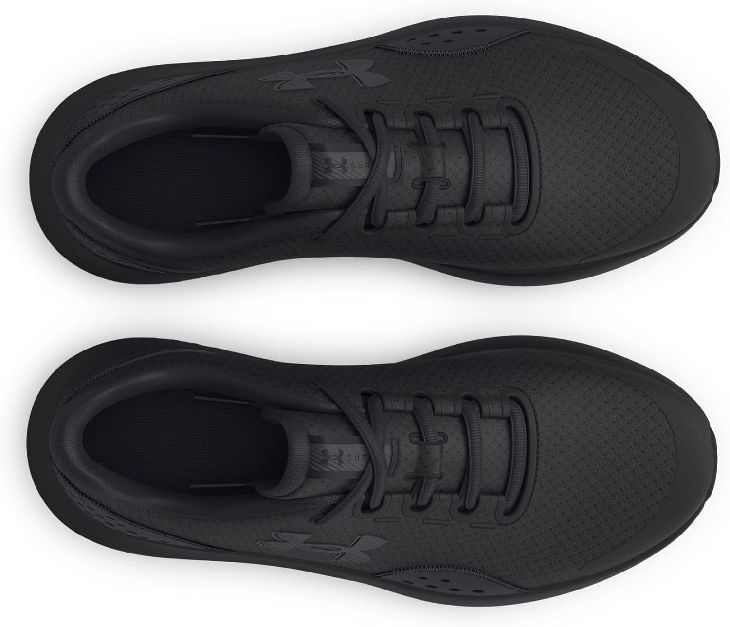 imageUnder Armour boys unisexchild Grade School Surge 4002 BlackBlackBlack