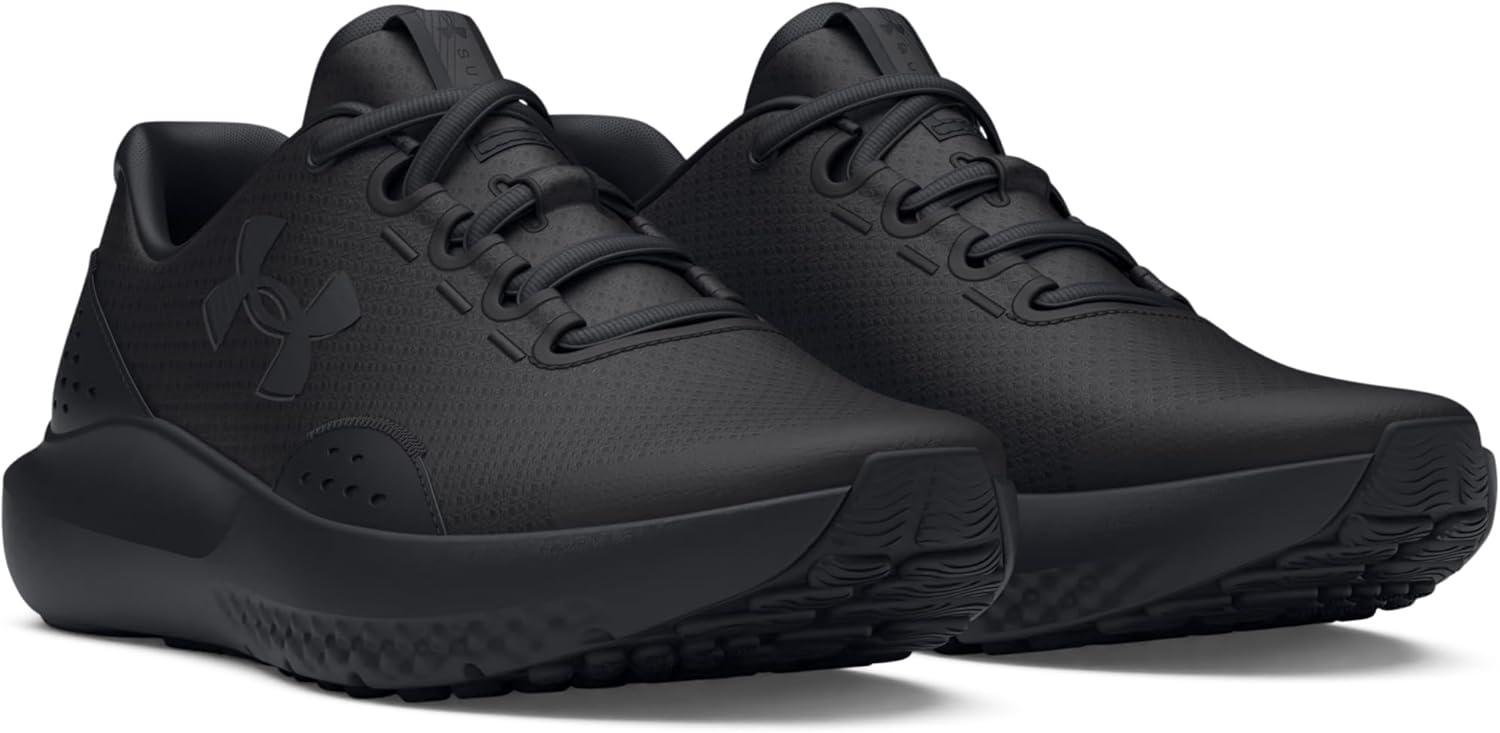 imageUnder Armour boys unisexchild Grade School Surge 4002 BlackBlackBlack