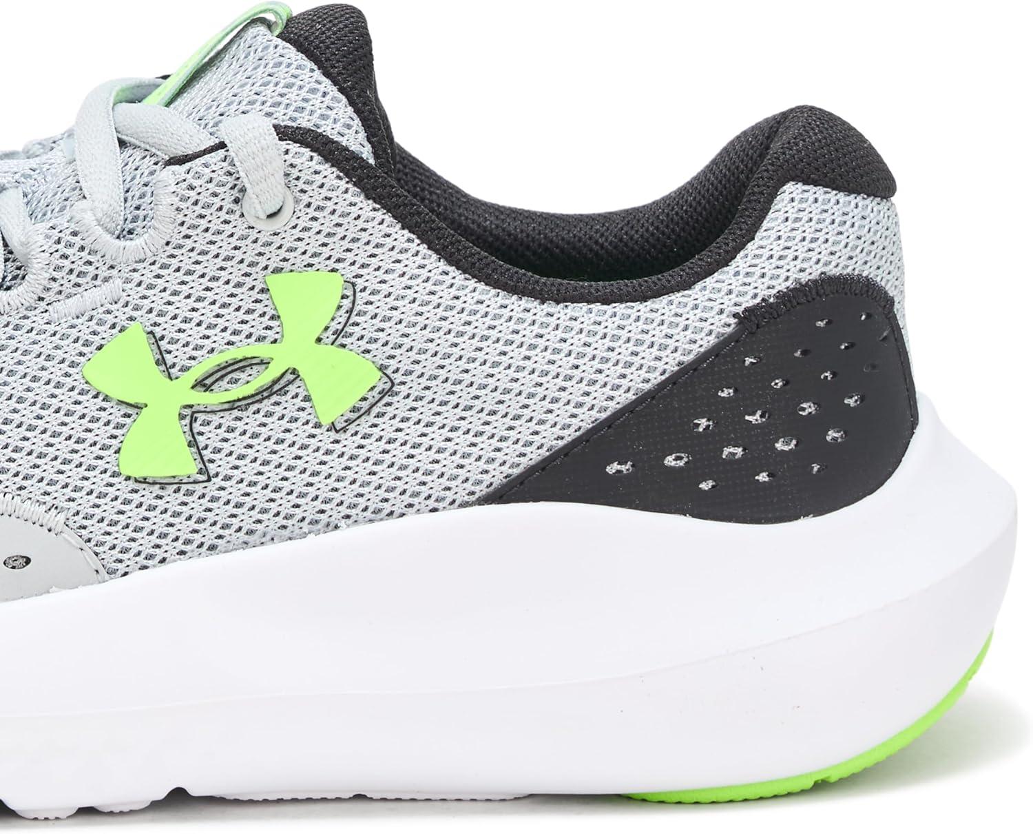 imageUnder Armour boys unisexchild Grade School Surge 4012 Mod GrayBlackHyper Green