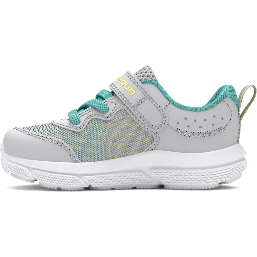 imageUnder Armour Baby Assert 10 Alternate Closure Running Shoes102 Halo GrayRadial TurquoiseSonic Yellow