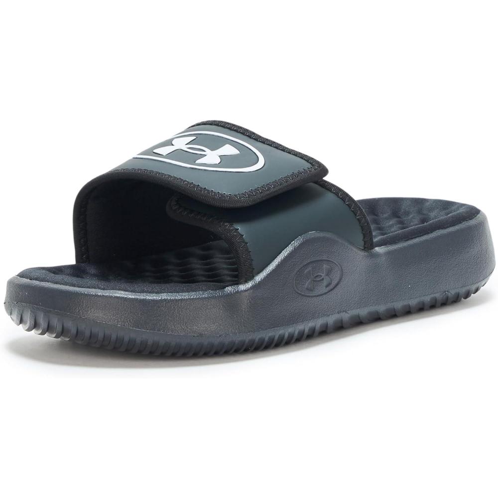 imageUnder Armour Boys Ignite Pro 8 Slide Sandal001 BlackBlackWhite