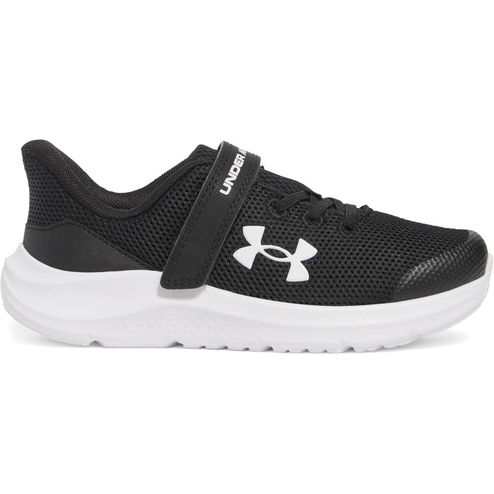 imageUnder Armour Boys Pre School Pursuit 4 Alternate Closure Sneaker001 BlackBlackWhite