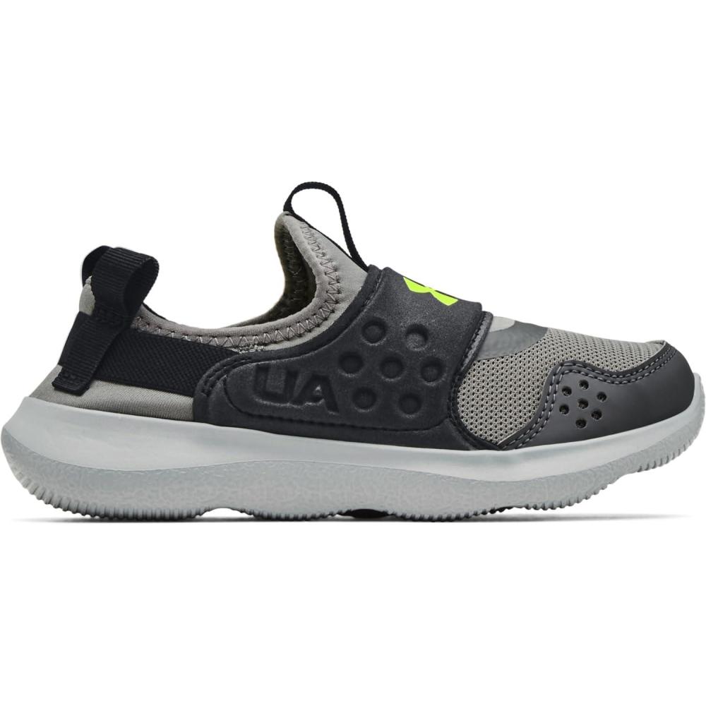 imageUnder Armour Child Runplay Running ShoeConcrete 100Highvis Yellow