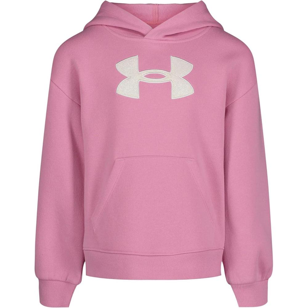 imageUnder Armour Girls Hoodie Fleece Inner Layer ampamp Cute Full FitFlamingo  Core