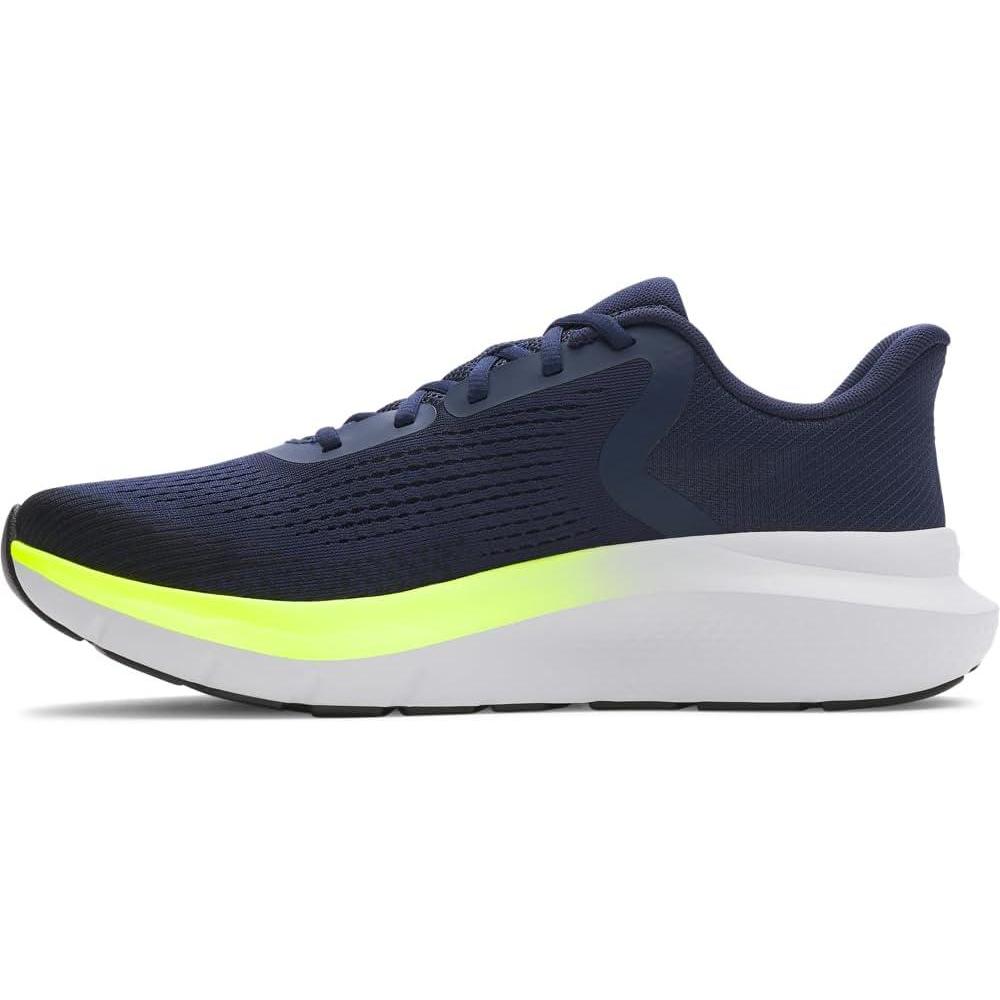 imageUnder Armour Mens Charged Rogue 5 Sneaker403 Washed NavyHigh Vis YellowBlack