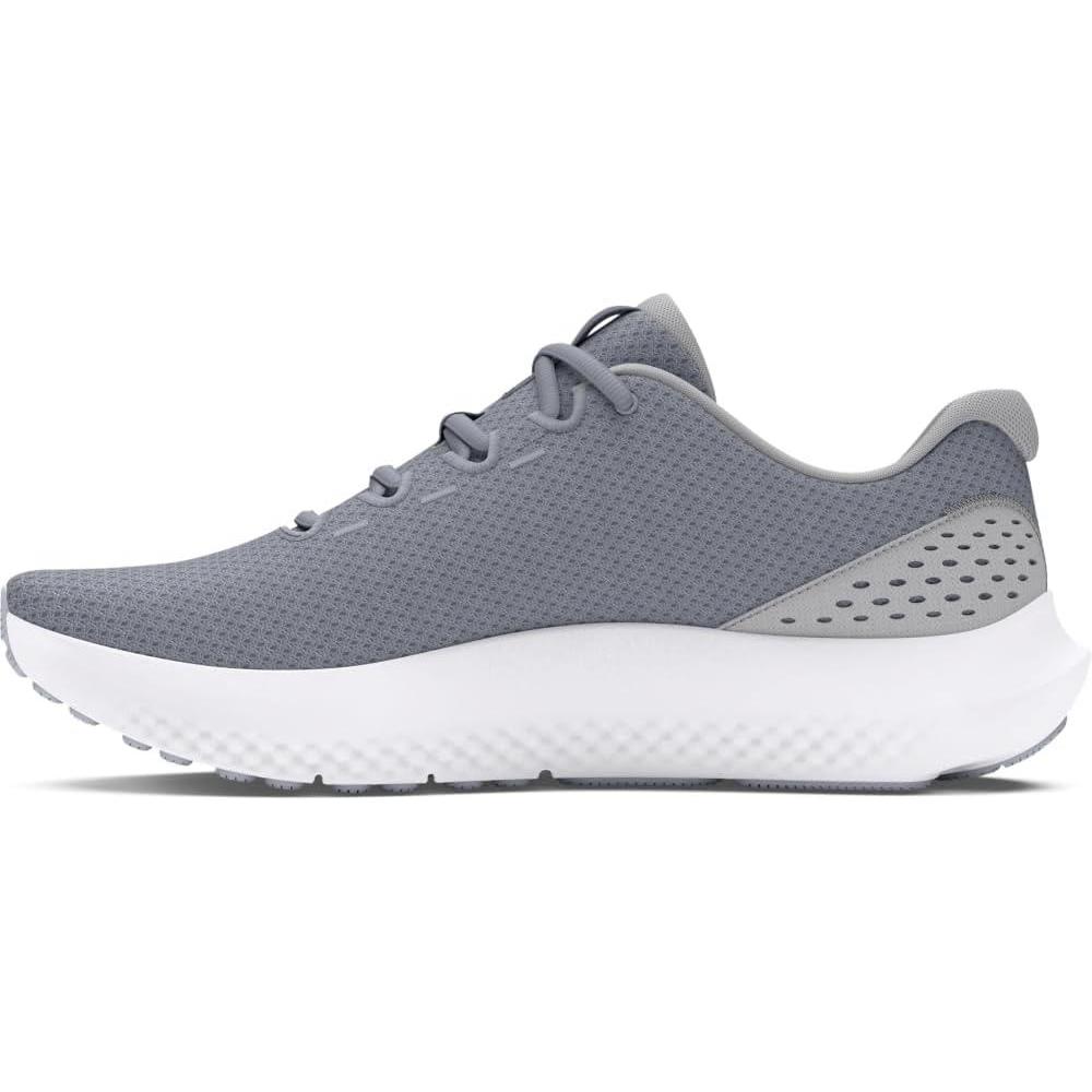 imageUnder Armour Mens Charged Surge 4 Sneaker101 SteelMod GrayWhite
