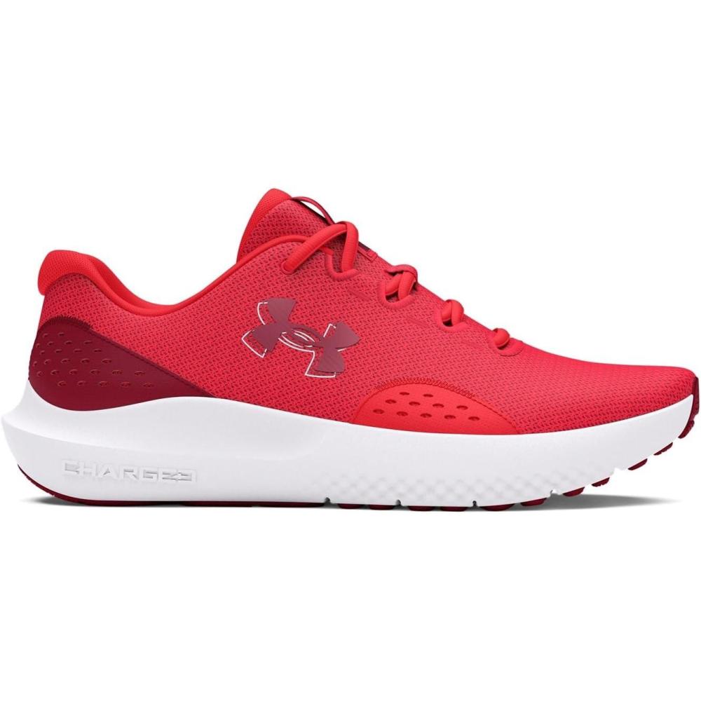 imageUnder Armour Mens Charged Surge 4 SneakerRacer RedCardinalCardinal