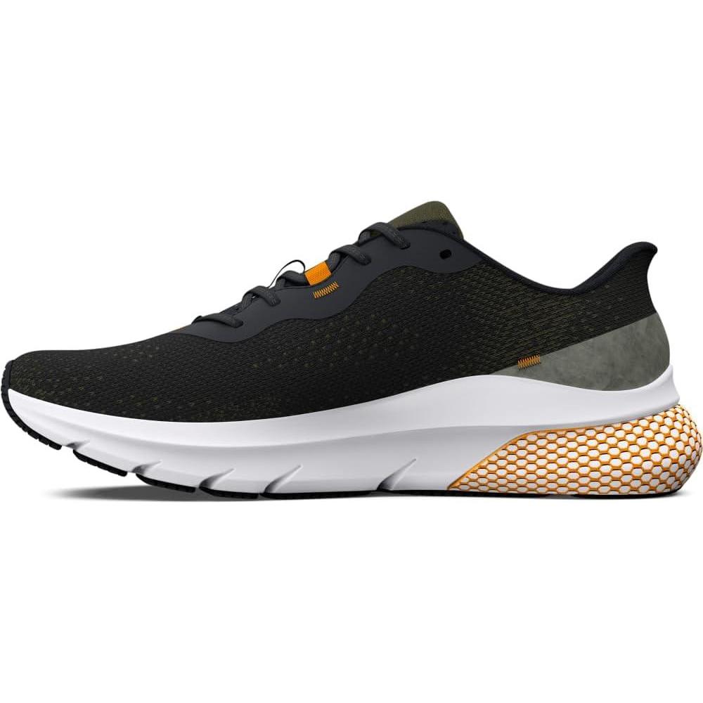 imageUnder Armour Mens HOVR Turbulence 2 Running Shoe004 BlackMarine Od GreenFormula Orange