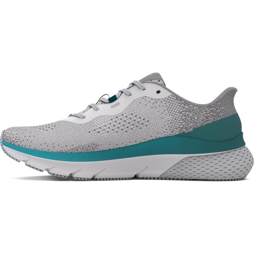 imageUnder Armour Mens HOVR Turbulence 2 Running Shoe108 Halo GrayHydro TealCircuit Teal