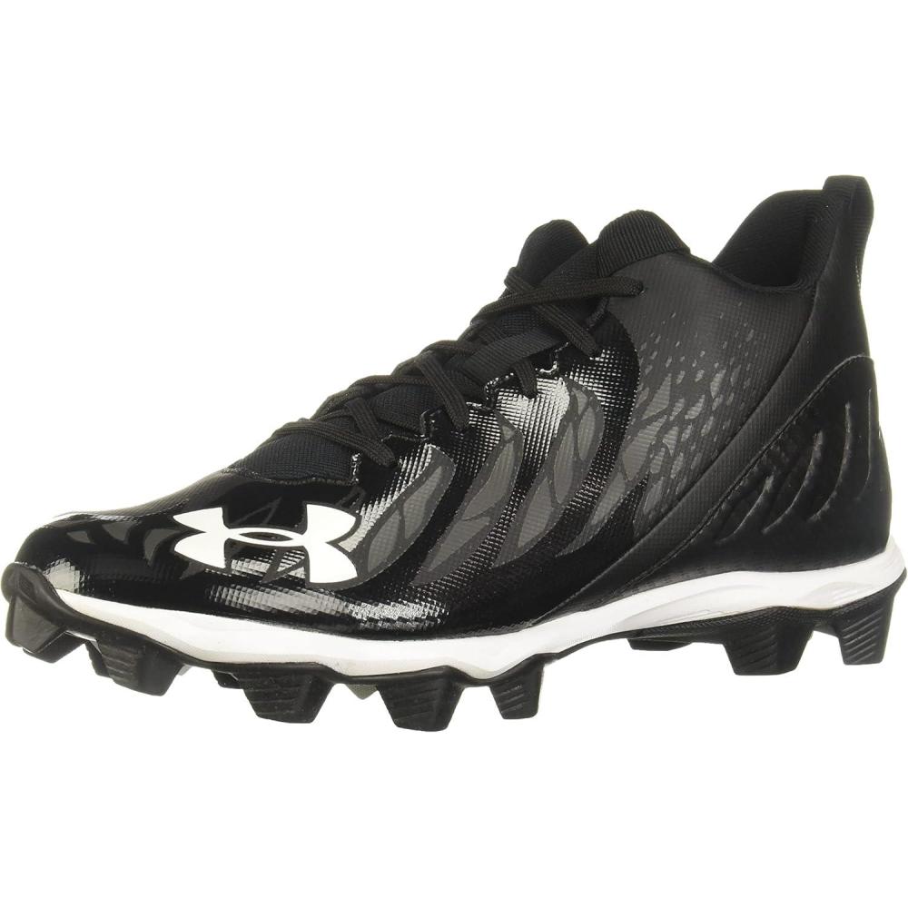 imageUnder Armour Mens Spotlight Franchise Rm Football ShoeBlackWhite