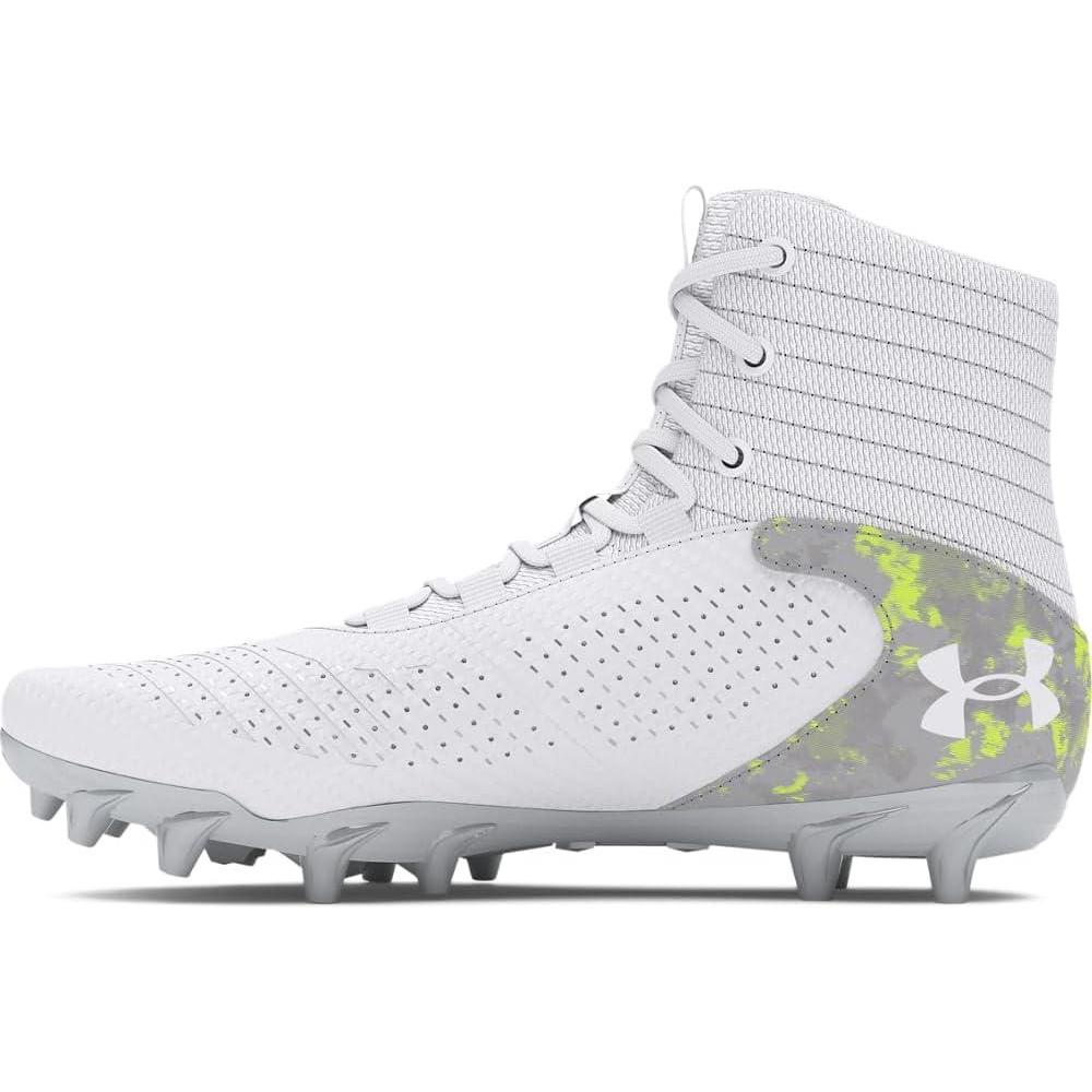 imageUnder Armour UnisexChild Highlight Lax Mc Jr Lacrosse Cleat Sneaker100 WhiteWhiteBlack