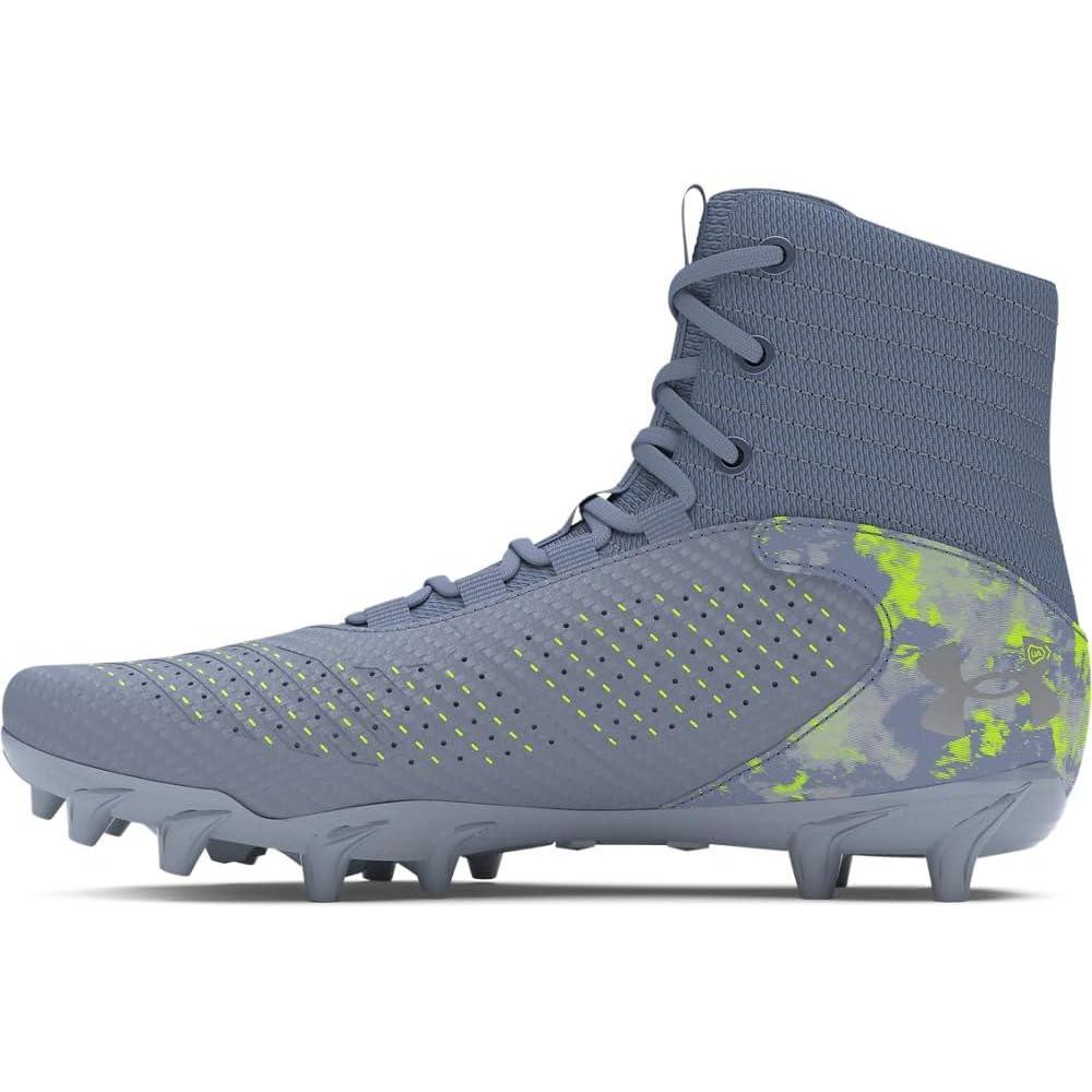 imageUnder Armour UnisexChild Highlight Lax Mc Jr Lacrosse Cleat Sneaker400 Blue SteelBlue SteelBlack
