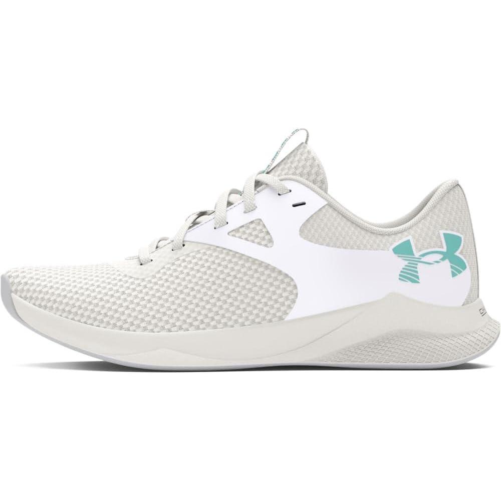 imageUnder Armour Womens Charged Aurora 2 Cross Trainer103 WhiteWhite ClayRadial Turquoise