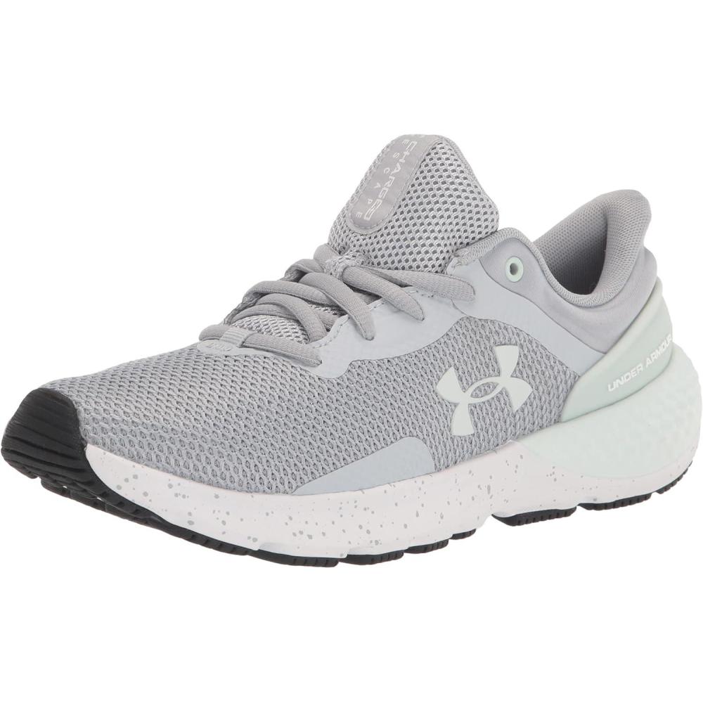 imageUnder Armour Womens Charged Escape 4 Running Shoe100 Mod GrayWhiteIllusion Green