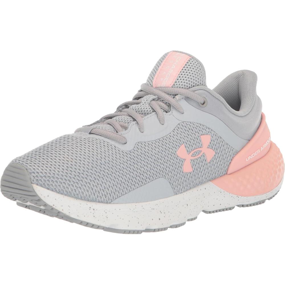 imageUnder Armour Womens Charged Escape 4 Running Shoe108 Mod GrayWhitePink Fizz