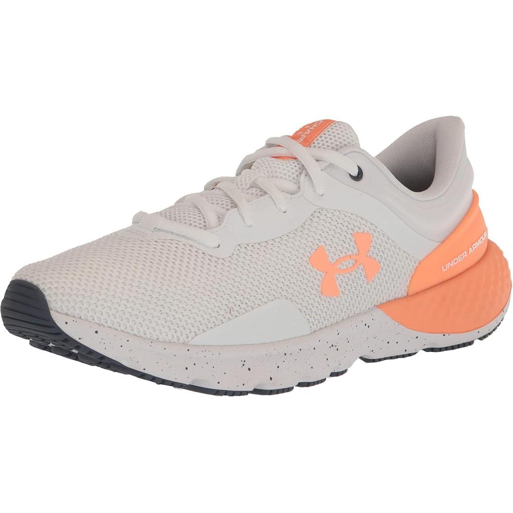 imageUnder Armour Womens Charged Escape 4 Running ShoeWhiteOrange TropicOrange Tropic