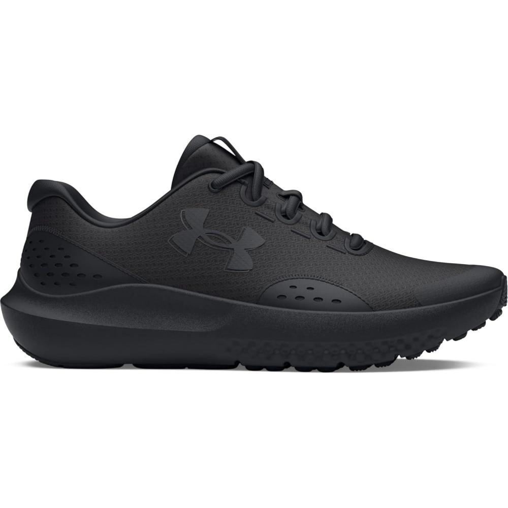 imageUnder Armour boys unisexchild Grade School Surge 4002 BlackBlackBlack