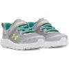 imageUnder Armour Baby Assert 10 Alternate Closure Running Shoes102 Halo GrayRadial TurquoiseSonic Yellow