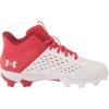 imageUnder Armour BabyBoys Leadoff Mid Junior Rubber Molded Baseball Cleat ShoeRed