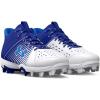 imageUnder Armour BabyBoys Leadoff Mid Junior Rubber Molded Baseball Cleat ShoeRoyal