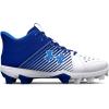 imageUnder Armour BabyBoys Leadoff Mid Junior Rubber Molded Baseball Cleat ShoeRoyal