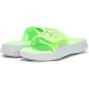 imageUnder Armour Boys Ignite Pro 8 Slide Sandal011 Mod GrayHyper GreenReflective