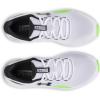 imageUnder Armour Mens Charged Surge 4 SneakerWhiteHyper GreenBlack