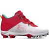 imageUnder Armour Mens Harper 8 Mid Rm Baseball Shoe600 RedWhiteRed