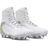 imageUnder Armour UnisexChild Highlight Lax Mc Jr Lacrosse Cleat Sneaker100 WhiteWhiteBlack