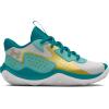 imageUnder Armour UnisexChild Pre School Jet 23103 Distant GrayCircuit TealMetallic Gold