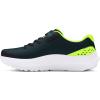 imageUnder Armour UnisexChild Pre School Surge 4 Alternate Closure Running Shoe003 BlackHigh Vis YellowCircuit Teal