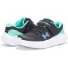 imageUnder Armour UnisexChild Pre School Surge 4 Alternate Closure Running Shoe004 BlackComet GreenVirtual Violet