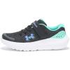 imageUnder Armour UnisexChild Pre School Surge 4 Alternate Closure Running Shoe004 BlackComet GreenVirtual Violet