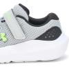 imageUnder Armour UnisexChild Pre School Surge 4 Alternate Closure Running Shoe012 Mod GrayBlackHyper Green