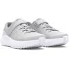 imageUnder Armour UnisexChild Pre School Surge 4 Alternate Closure Running Shoe100 Halo GrayWhiteIridescent