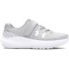 imageUnder Armour UnisexChild Pre School Surge 4 Alternate Closure Running Shoe100 Halo GrayWhiteIridescent