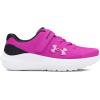 imageUnder Armour UnisexChild Pre School Surge 4 Alternate Closure Running Shoe500 Vivid MagentaBlackStellar Pink