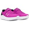 imageUnder Armour UnisexChild Pre School Surge 4 Alternate Closure Running Shoe500 Vivid MagentaBlackStellar Pink
